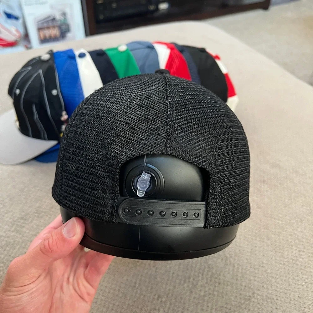 Vintage 1980s‎ Barnett Harley-Davidson Trucker Hat Black Mesh Snapback OSFA